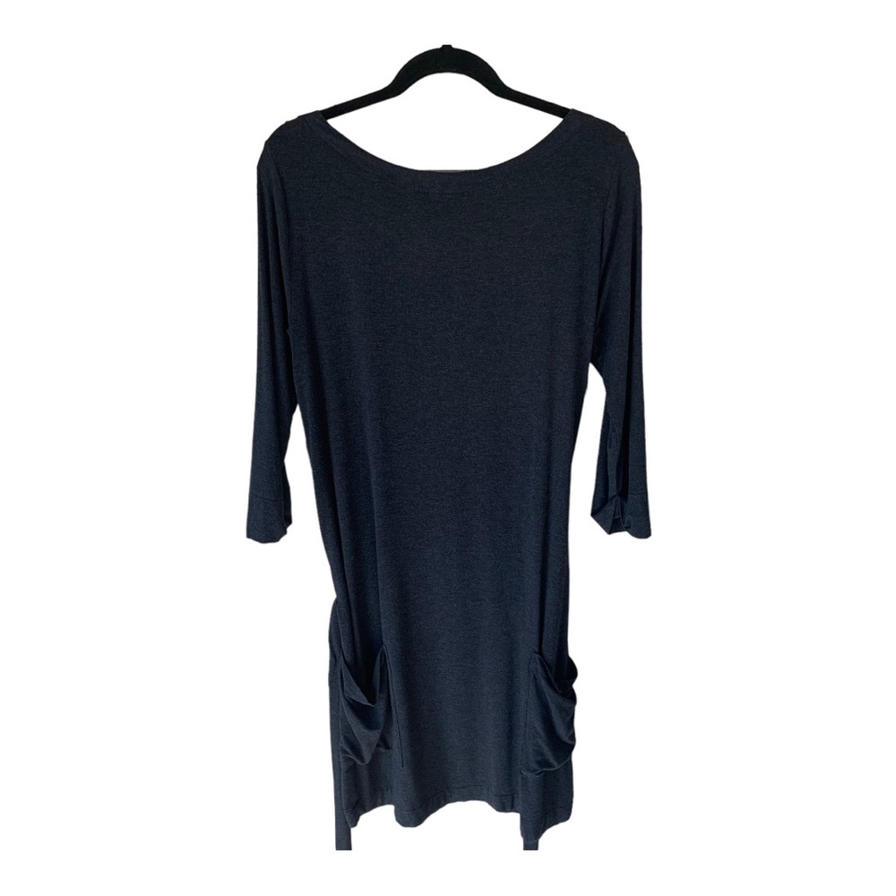 J. Crew Factory Navy Blue Knit Dress with Pockets Size S